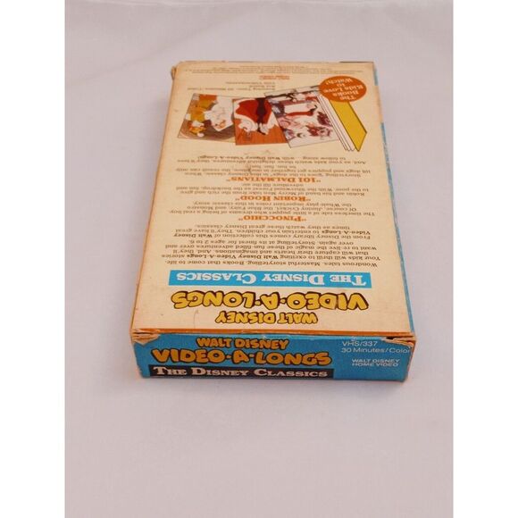 Walt Disney Video-A-Longs The Disney Classics (VHS, 1986) - Tested l! - Picture 6 of 7
